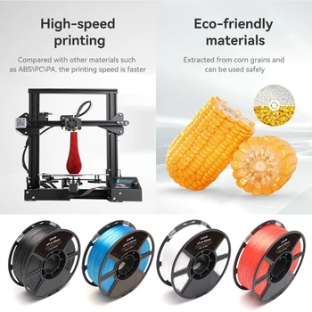ESUN PLA Mat 3D Tiskalnik PLA Žarilno 1.75 mm PLA 3D Tiskalnik, ki z Žarilno +/- 0.03 mm 1 KG za Creality Topništvo Anycubic tiskalnik