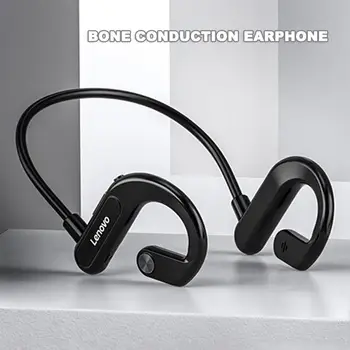 Lenovo X3 Bluetooth Slušalke IPX5 Nepremočljiva Široko Združljivost ABS Brezžični Visi uho, Kosti Prevajanje Slušalke za Šport