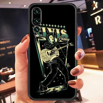 Elvis Presley primeru Telefon Za Huawei P Mate P10 P20 P30 P40 10 20 Smart Ž Pro Lite 2019 črna moda hoesjes luksuzni Etui tpu