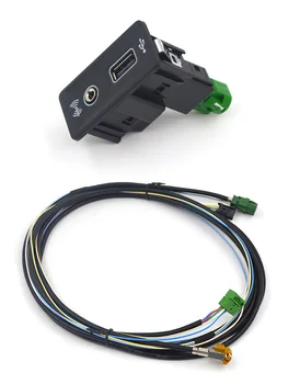 Velja Za VW GOLF MK7 CC E-GOLF CARPLAY USB, AUX MDI AMI Namestite Vtič v Vtičnico Pas 3GD035222E 3GD 035 222E