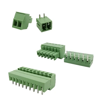 5Pairs 15EDG 3.5 KF2EDG 3,5 mm PCB Vijak Terminali Bloki Priključek Pin Plug pravim Kotom Glave Vtičnico 2/3/4/5/6/7/8/9/10P/12 Pin