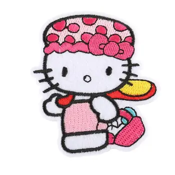 Hello Kitty Risanka Oblačila Obliž Srčkan Živali Obliž Železa na Vezenje Lise na Oblačila Aplicirano obliži za oblačila 4-8 cm
