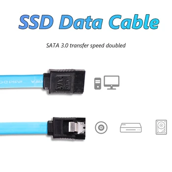 1PC SATA 3.0 Podatkovni Kabel SATA 3.0 III Kabel HDD ssd Trdi Disk Kabel za Trdi Disk Naravnost pravim Kotom 6Gbps