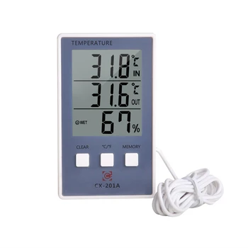 Dom Digitalni Termometer Žar Termometer, Higrometer Vremenske postaje Notranji Zunanji LCD Zaslon za Prikaz Temperature Merilnik