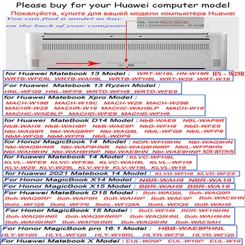 Laptop primeru Za Novo huawei HONOR MagicBook X14 Čarobno X15 primeru za HUAWEI MateBook D14 D15 14 13 Primeru 2020 Prenosnik dodatki