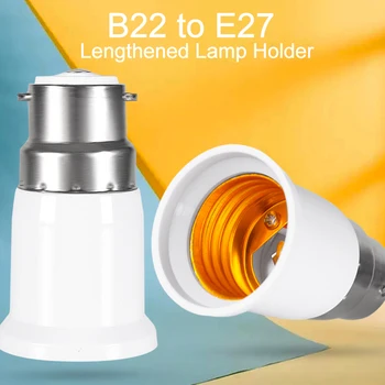 Pretvornik B22, da E27 adapter žarnica svetilka socket adapter ognjevarne visoko kakovostnega materiala vtičnico za različne E27 vmesnik žarnice