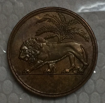 1828 Indija-Britanski Bakreni kovanci KOPIJO BREZPLAČNA DOSTAVA 27.3 mm