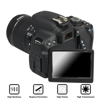 Za Canon EOS 3000D 4000D Anti-Scratch Kaljeno Steklo 9H 2.5 D Kamero LCD Screen Protector Zaščitno folijo Stražar