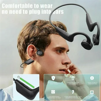 Nove Brezžične Slušalke Bluetooth Kompatibilnost Slušalke Ear Kavljem Šport Vodotesne Slušalke IPX5 nepremočljiva Brezžične Slušalke