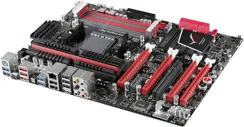 ASUS Crosshair V Formula AM3+ DDR3 Motherboard 990FX Čipov Dual Channel PCI-E X16, SATA3 USB3.0 32 G ATX Podpora AM3 + 32nm CPU