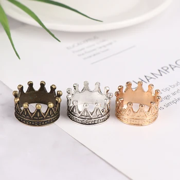 1PC Moda Kovinski Miniaturni Krono Za Lutke Otroci Princesa Cesarica Lutke Pokrivala Darilo Igrača