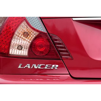 Avto Nalepka Za Mitsubishi Lancer Črke Označene Chrome Logotip Značko Emblem Nalepke 3D Auto Dekoracijo Zunanjost Styling Dodatki