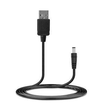 100cm Dolžina Črna Vrata USB 5 5.5*2.1 mm DC Sod Napajalni Kabel v Priključek Za Majhne Elektronske Naprave USB podaljšek
