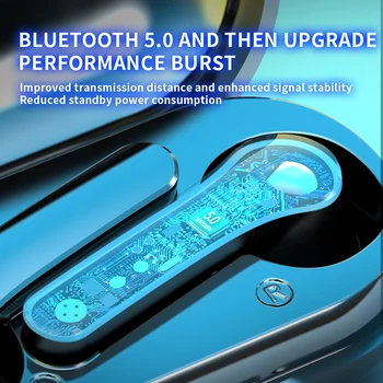 2021-TWS LB20 Brezžične Slušalke Bluetooth Čepkov Igralec Pribor Slušalke Pro Šport Audifonos Tecnologia TypeC 5.0