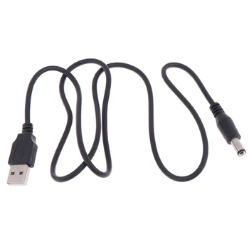 80 cm USB 5V Polnilnik napajalni Kabel DC 5,5 mm vtič priključek USB, Napajalni Kabel Za MP3/MP4 Predvajalnik