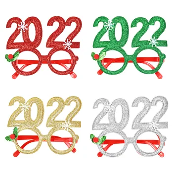 2022 Srčkan Božič, Novo Leto Očal Okvir Photo Booth Rekvizitov, Božič, Novo Leto Stranka Okraski Božič, Darila, Okraski Navidad