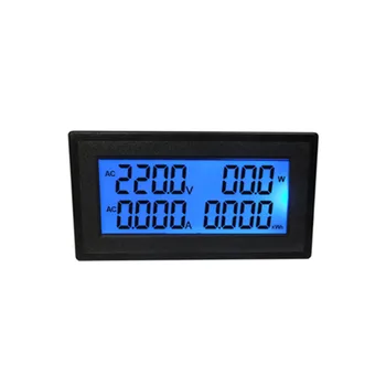 Visoka Kakovost 20A Multi-funkcijo Digital AC Voltmeter Ampermeter/Merilnik Moči in Frekvence Merilnik/Energy Meter 220V 380V 500V LCD-zaslon