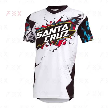 2021 Santa Cruz Enduro alpsko gorsko kolo jersey MX terenska kolesa BMX racing jersey DH short sleeve jersey MTB majica s kratkimi rokavi