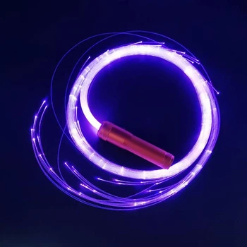1.8 M, 360-Stopinjski Pisane LED svjetlovodni Bič Ples Bič Žareče Roko Vrv Flash Bič Vzdušje Rekviziti za Dance Festival Stranka