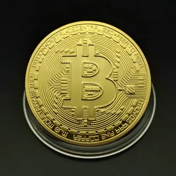 1PCS Prekrita Bitcoin Kovanec Zbirateljske Art Collection Veliko Darilo Dogecoin Malo Kovanec Ethereum Fizično Spominski Kovanec Antik