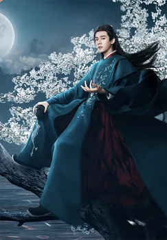 Vroče Kitajski TV Besedo Čast, Cosplay Kostum Wen Kexing Zelena Hanfu za noč Čarovnic Fancy Stopnji Uspešnosti Rekviziti