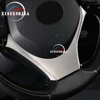 Za Toyota CHR C-HR 18-19 Srebrno ABS Chrome volan dekorativni plastični pokrov, U-oblike dekorativni pokrov