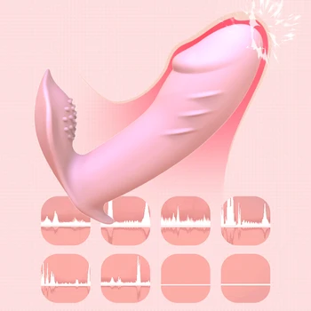 Daljinski upravljalnik Vibrator, Dildo Spodnje hlače za Ženske Klitoris Stimulator Muco Vagina Plug Ženska Masturbacija Igrača Spola Pralni Odraslih 18