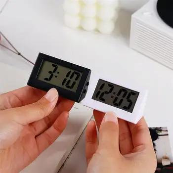 Mini Digitalni LCD Budilka Dremež Alarma Izključite Ura Desk Tabela Namizno Uro Potovanja Elektronski Mini Ura Za Domačo Pisarno