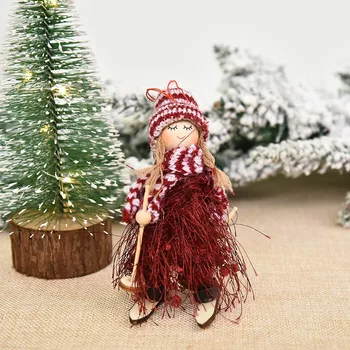 2022 Novo Leto Darilo Srčkan Božič Angel Doll Xmas Tree Okras Božično Dekoracijo za Dom Natalne 2021 Dekor