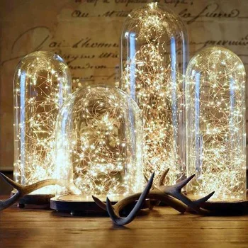 1M 5M 10M Bakrene Žice LED Pravljice Niz Luči, Božični Okraski za Dom Novo Leto Dekoracijo 2021 Navidad 2022 Novo Leto