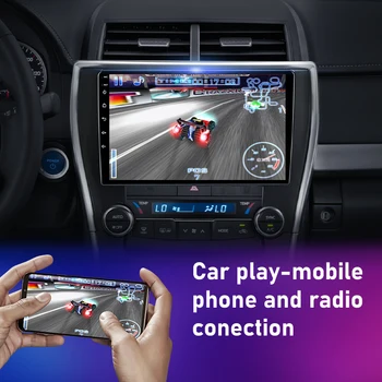 Android10 AI Glas 2din avtoradio Navigacija Za Toyota Camry-2017 RDS DSP GPS Multimedia Player IPS Razcep zaslon 5G WIFI