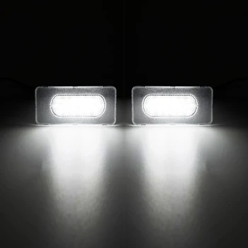 2Pcs Napak Bela LED Tablice Svetlobe Število Ploščo Lučka Za Toyota Corolla 2019 2020 2021