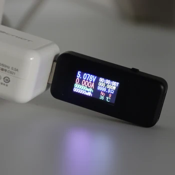 KWS-MX18 10 in1 Digitalni LCD Zaslon USB Tester Napetosti tok Tester Moči Meter Čas Ampermeter Polnilnik USB Tester Detektor