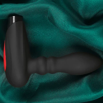 Prostate Massager Človek Butt Plug Vibrator Gay Sex Igrače Silikonski Inflacije Analni Čep Daljinsko Moški Anus Vibracijska G Spot Stimulat L1
