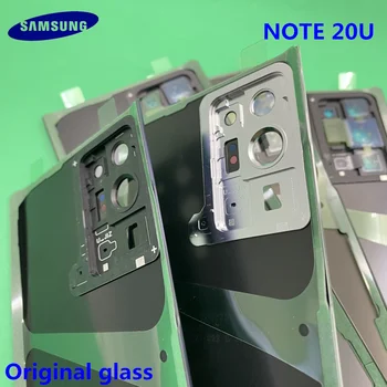 Original Nazaj Primeru Baterijo Pokrov Steklo za SAMSUNG Galaxy Note 20 Note20 Ultra Ohišje Pokrov, Vrata Zadaj Primeru Zamenjave