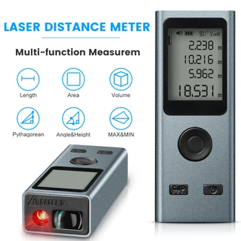 Homatter Distanc Meter 40M 30M 50M Trena Mini Laser Laser Rangefinder Usb Laser Range Finder Laserski Merilnik, Merilnik za Merjenje