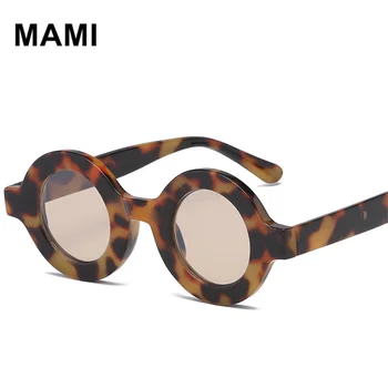 Nov Modni Retro Okrogla sončna Očala Za Ženske Moški Letnik Dame sončna Očala Prostem Senčenje Luksuzni Očala UV400 Debelo