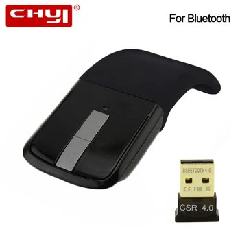 CHYI Arc Touch Bluetooth 4.0, Zložljivi Brezžično Miško Ultra Tanek Ergonomska Igranje Računalniških Mišk Z Bluetooth Adapter Za Prenosnik