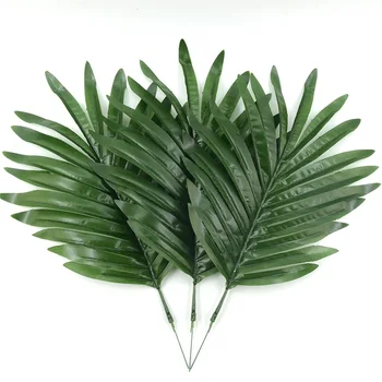 12Pcs 2Kind Velike Umetne Ponaredek Monstera drevo Palme, Listi Zelene Plastičnih Listov Poroko DIY Dekoracijo Poceni Cvetje Listje Rastlin