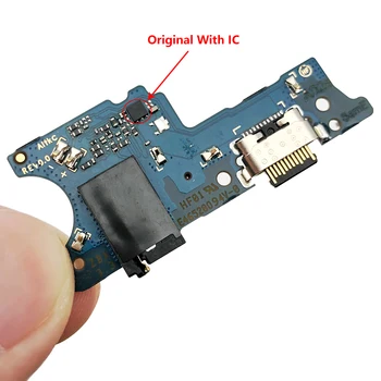 50Pcs，Original Za Samsung Galaxy A03S A037F Polnilnik USB Vtič v Vtičnico za Polnjenje Dock Priključek Odbor Flex Kabel, hitro polnjenje