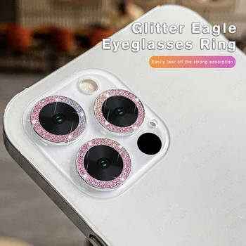 Polno Kritje Bleščice Eagle Eye Steklo Tesnilo Kamere Zaščita Za Apple iPhone 13Pro Max Pro 13 13mini 13 6.7