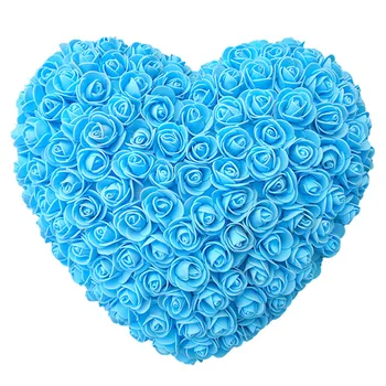 25 cm Umetno Srce Rose Srcu Vrtnice Ženske valentinovo, Rojstni dan, Darila, Poročna Dekoracija