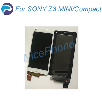 Za Sony Z3 mini LCD-zaslon Za Sony Xperia Z3 kompakten D5803 D5833 Računalnike Senzor Z3 mini Montažo lcd zaslon zamenjava