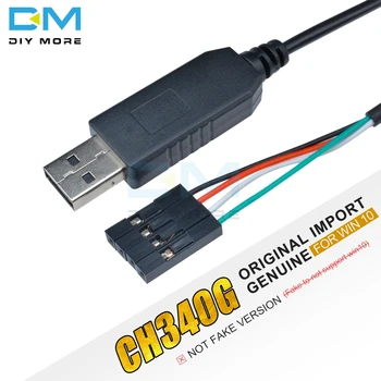 Original CH340G CH340 Prenos Skladu Kabel USB na TTL Serijska Žice Adapter Združljiv WIN7 8 10 Za Arduino za Raspberry Pi