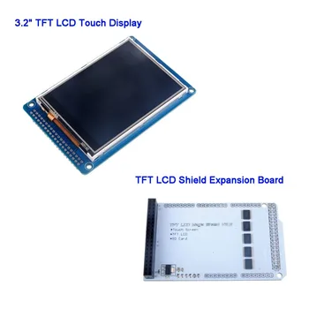 3.2 palčni TFT LCD Zaslon, občutljiv na Dotik z ILI9341 Krmilnik / Širitev Odbor za Arduino Mega FZ0527