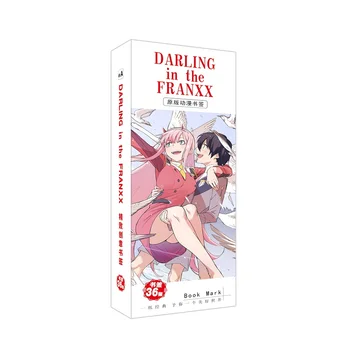 36 Kos/Set Anime DRAGA v FRANXX Papir Zaznamek DIY Risanka Knjižni znaki za Sporočila Kartice Darilo Tiskovine