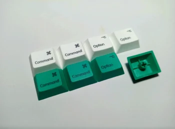 1 Nastavite lastnosti PBT Dye Subbed Keycaps Za MX Stikala Mehanska tipkovnica 1.25 U X 1.25 Skupno Odločijo Tipko Skp Za MacOS Apple Mac Češnja R1