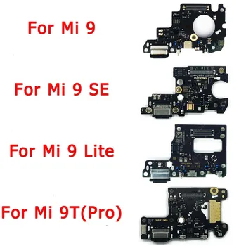 Original Usb Charge Odbor Za Xiaomi Mi 9 SE Mi9 Lite 9T Pro Polnjenje Vrata Flex Kabel, Stojalo za Popravilo Zamenjava Rezervnih Delov
