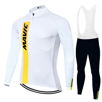 MAVIC Kolesarski dres ekipe poletje pomlad kolesarske hlače moški ropa de ciclismo 20 D dihanje long sleeve kolesarjenje oblačila