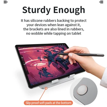 SMOYNG Aluminijaste Zlitine, Zložljivi Desk Tablični Telefon Stojalo Kovinsko Držalo Prenosni Podpora Za iPad Pro Za 12,9 Namizni nosilec Vesa